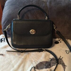 Black Leather Coach Purse